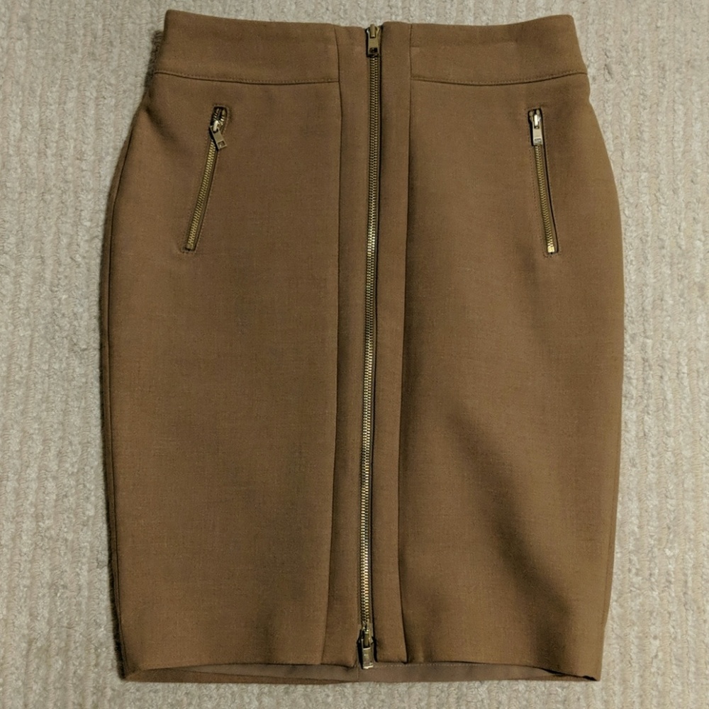 Ann Taylor front zip pencil skirt